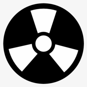Black Radiation Sign Png File - Radioactive Symbol Png, Transparent Png, Free Download
