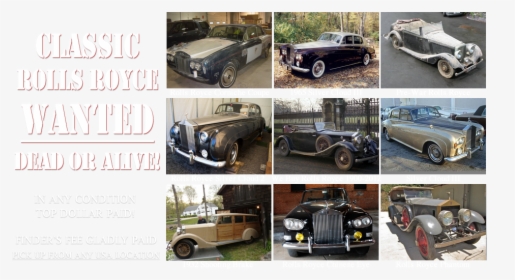 Sell Classic Rolls Royce - Antique Car, HD Png Download, Free Download