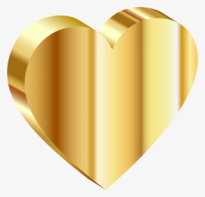 Gold Heart Png Image - Heart Of Gold Png, Transparent Png, Free Download