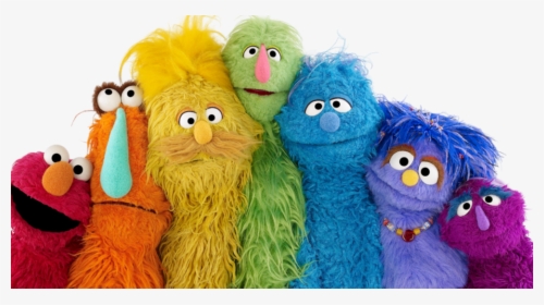 Sesame Street Monster Rainbow, HD Png Download, Free Download