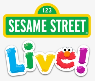 Sesame Street Live Logo - Sesame Street Live Lets Party, HD Png Download, Free Download