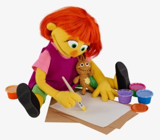 10 31 Sesame Street Julia - Sesame Street Julia Shirt, HD Png Download, Free Download