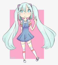 Hatsune Miku - Cartoon, HD Png Download, Free Download
