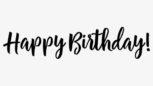 Happy Birthday Text PNG Images, Free Transparent Happy Birthday Text ...