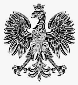 Transparent Tribal Designs Png - Polish Eagle Black And White, Png Download, Free Download