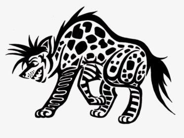 Striped Hyena Tattoo, HD Png Download, Free Download