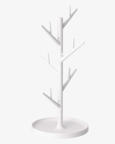White Tree-like Countertop Stand By Yamazaki - Yamazaki Branch Glass & Mug Tree, HD Png Download, Free Download