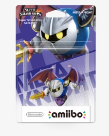Super Smash Bres Super Smash Bros - Meta Knight Kirby Amiibo, HD Png Download, Free Download