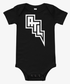 Atl Lightning Bolt Mockup Front Flat Black, HD Png Download, Free Download