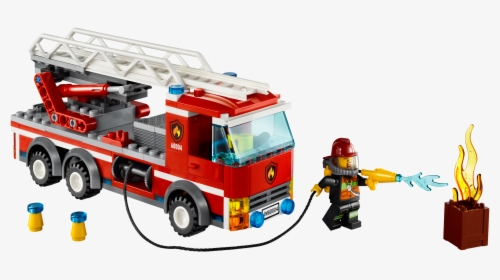 File60004 Alt7 Png Fire Truck Png - Fire Station By Lego, Transparent Png, Free Download