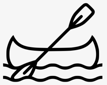 Kayak - Kayak Clip Art Black And White, HD Png Download, Free Download