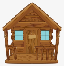 Cottage Clipart Camp Cabin - Almhütte Clipart, HD Png Download, Free Download