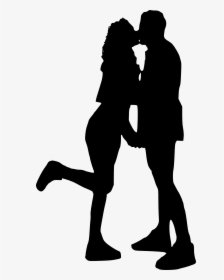 Love Silhouette At Getdrawings Com Free For - Romantic Couple Silhouette Transparent Background, HD Png Download, Free Download