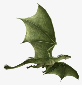 green dragon flying