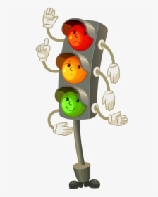 Traffic Light With Rules , Png Download - Traffic Light Stop Wait Go, Transparent Png, Free Download