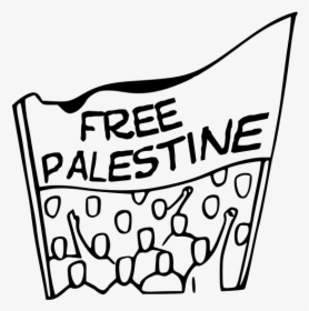 Free Palestine Banner Vector - Protest Sign Clip Art, HD Png Download, Free Download