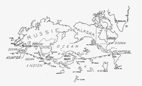 Surrealist World Map 1929, HD Png Download, Free Download