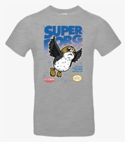 Olipopart Super Porg Bros T-shirt B&c Exact , Png Download - Cartoon, Transparent Png, Free Download