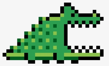 #pixel #crocodile - Minecraft Pixel Art Crocodile, HD Png Download, Free Download