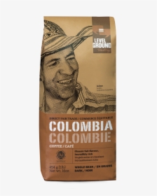 Lg Colombia Bean Front Rgbhi Sepshad - Level Ground Colombia Coffee, HD Png Download, Free Download