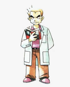 Professor Oak From The Original Pokemon [the Video - Pokemon Red Professor Oak, HD Png Download, Free Download