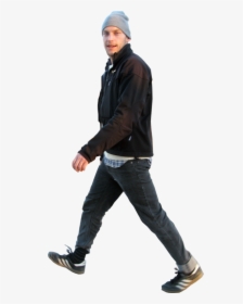 Person Walking Fast Photoshop, HD Png Download, Free Download