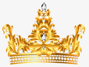 Crown Clipart Clear Background - Queen Gold Crown Logo, HD Png Download, Free Download