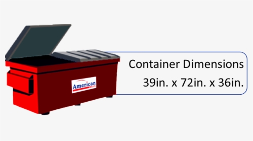 2-yard Dumpster - Parallel, HD Png Download, Free Download