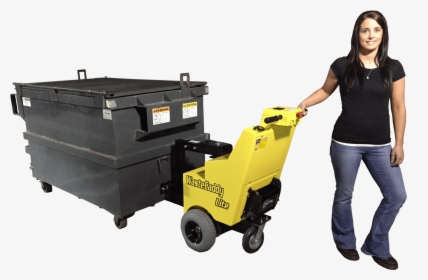 Kayla Pulling Dumpster - Jack To Move Dumpster, HD Png Download, Free Download