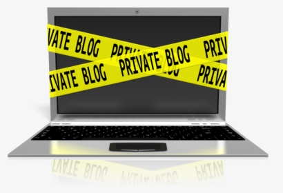 Private Blog - Caution Computer Safety Transparent, HD Png Download, Free Download