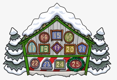 Club Penguin Rewritten Wiki - Club Penguin Advent Calendar, HD Png Download, Free Download