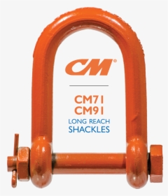Cm91 Long Reach Shackle - Long Reach Shackle, HD Png Download, Free Download