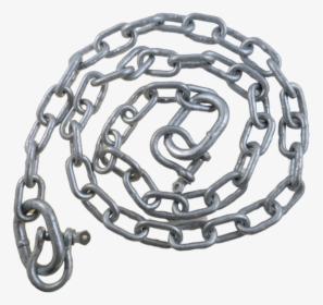 Us Galvanized Anchor Chain 1/4 - Chain, HD Png Download, Free Download