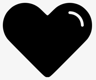 Heart - Black Instagram Heart Png, Transparent Png, Free Download