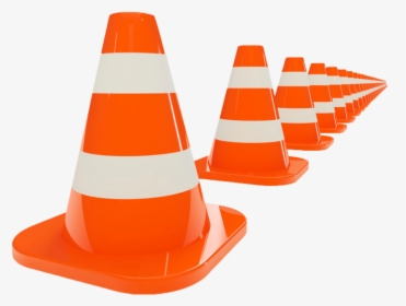 Traffic Cone Line Illustration - Traffic Cone Png Transparent, Png Download, Free Download