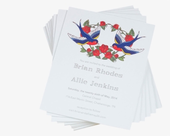 Wedding Invitation Printed On Loft Extra Thick Cards - Diploma, HD Png Download, Free Download