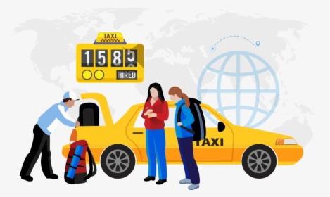 Taxi Booking App Development, HD Png Download, Free Download