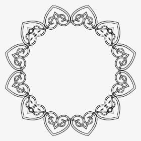 This Free Icons Png Design Of Hearts Frame- - Circle, Transparent Png, Free Download