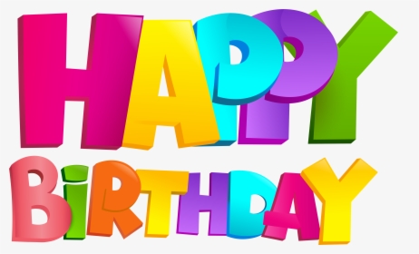 Colorful Happy Birthday Text Design Png Png Images, Transparent Png, Free Download