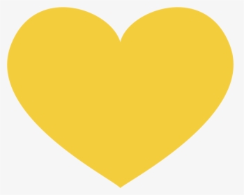 Heart In Yellow , Png Download - Yellow Heart Emoji Twitter, Transparent Png, Free Download