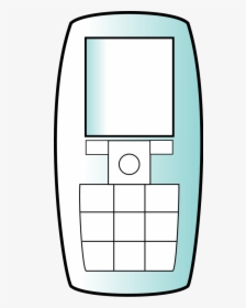 Cellular Phone Svg Clip Arts - Feature Phone, HD Png Download, Free Download