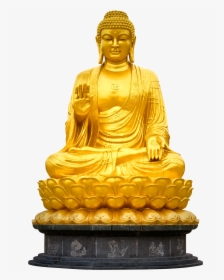 Gold Buddha Statue Png, Transparent Png, Free Download