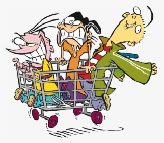 Ed, Edd N Eddy In Shopping Cart - Ed Edd N Eddy Shopping Cart, HD Png Download, Free Download