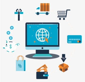 Ecommerce Graphic - E Commerce World Icon, HD Png Download, Free Download