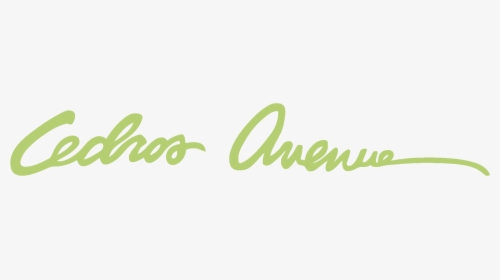 Cedros Logo Inside Green - Calligraphy, HD Png Download, Free Download