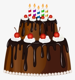 Birthday Cake With Transparent Background, HD Png Download, Free Download