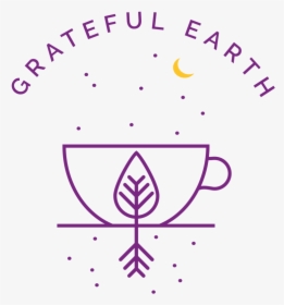 Grateful Earth Logo Purple - Circle, HD Png Download, Free Download