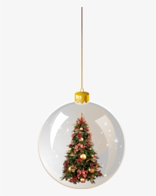 Decorated Christmas Tree Png, Transparent Png, Free Download