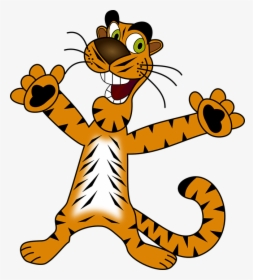 Happy Tiger Clipart, HD Png Download, Free Download