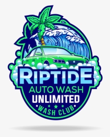 Riptide Autowash Unlimited Wash Club Shadow-01 Smaller - Graphic Design, HD Png Download, Free Download